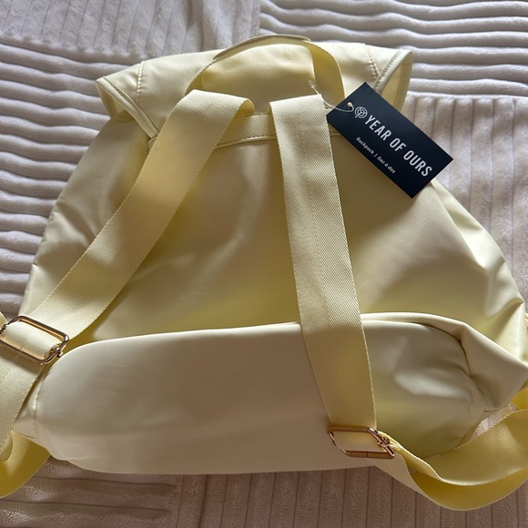 Year of Ours Pale yellow Backpack with Dual Front Pockets - Picture 2 of 4